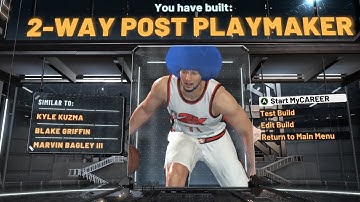 HOW to make the BEST 2-WAY POST PLAYMAKER in NBA 2K20