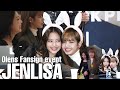 JenLisa moments at BLACKPINK x Olens fansign (191012)