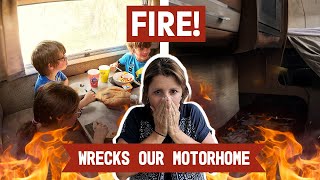 Van Life Morocco | Our motorhome catches FIRE...