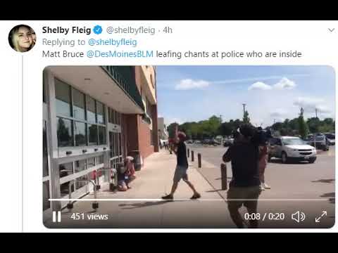 BLM protestor says fireworks would've made day better, HyVee is 'obvious racist institution'