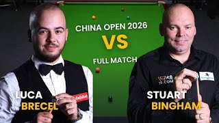 Stuart Bingham Vs Luca Brecel | China Open Qualifiers 2026