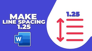 How to make line spacing 1.25 in word | Step By Step