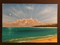 #246 How to paint a Sunlit cloud scene LIVE