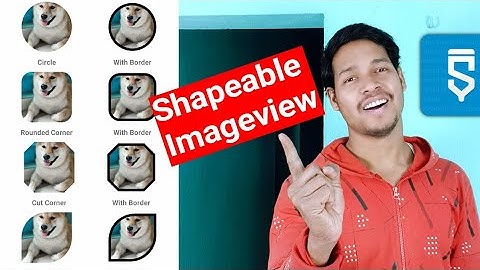 Shapeable Imageview Activity project in sketchware #AndroidAppdeveloper #sketchware #Aauraparti