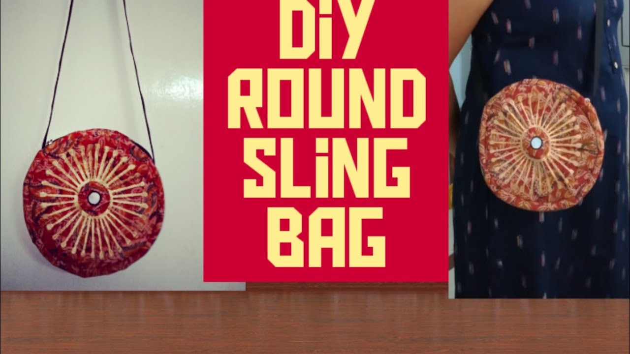 Diy Round BagQuilted Circle BagTambourine BagCrossbody Bag Cloth