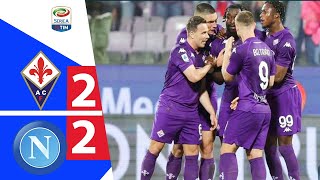 Fiorentina 2-2 Napoli || Match Highlights 2024