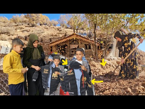 رحلة أمل لأم بدوية شراء ملابس دافئة وطعام لأطفالها في الجبل البارد