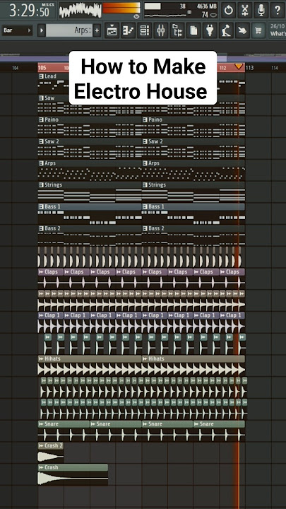 How to make electro house 🎶 Full track on my channel (DJVI - Paradox) #electrohouse #djvi #flstudio