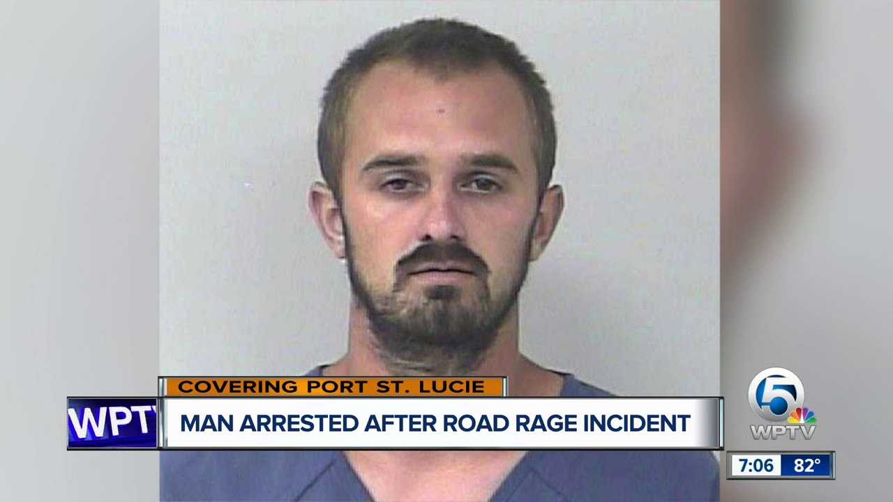 Man arrested in road rage incident in Port St. Lucie - YouTube