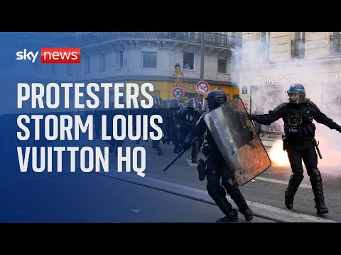 France: Protesters storm Louis Vuitton HQ