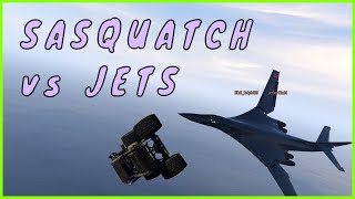 GTA Online - Sasquatch VS Jets (Dogfight / Ramming Jets with Shunt Boost)