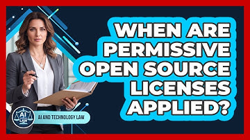 When Are Permissive Open Source Licenses Applied?