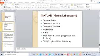 Input dan Output Data pada MATLAB (Part 1 of 2)