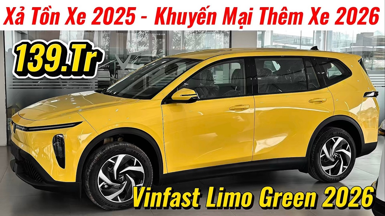 ✅Giá Khuyến Mại Vinfast Limo Green 2026 Đến Gần 90Tr Kèm Ưu Đãi Xả Tồn Xe 2025 | Giá Xe Việt