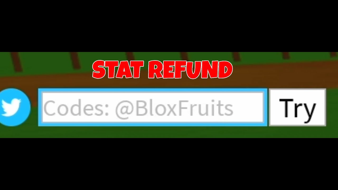 All Stat Refund Codes.. (BloxFruits) YouTube