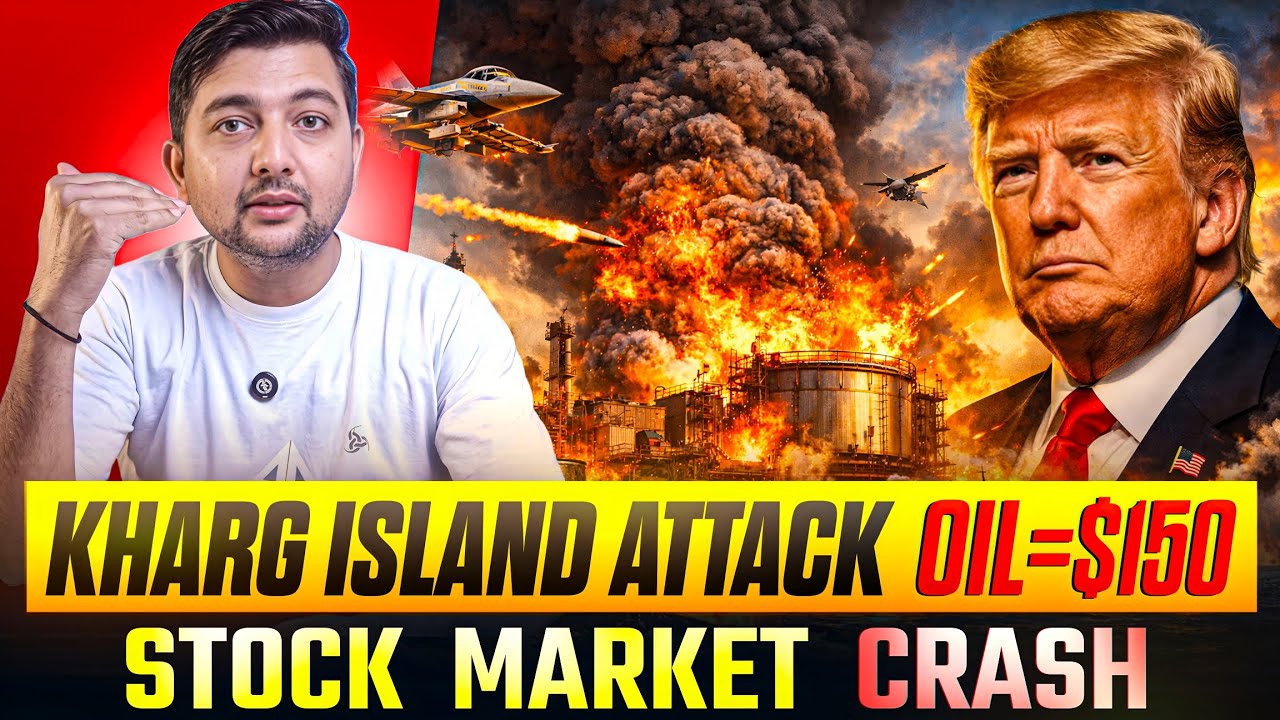 $150 Oil Price impact on Stock Market ? Kharg Island (IRAN-US) Attack !
