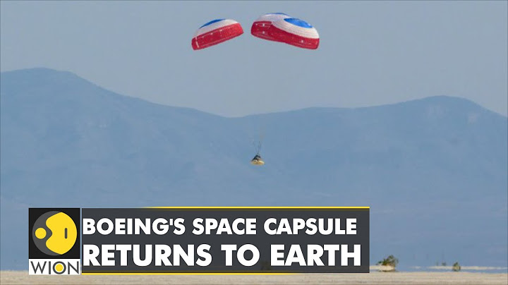 Boeing Starliner capsule returns to Earth from ISS | Starliner landed in news Mexico | WION News