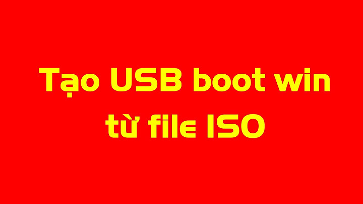 Hướng dẫn tạo đĩa boot từ file iso win 10 năm 2024