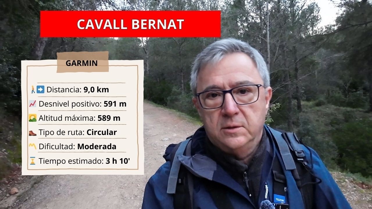 Cavall Bernat por la canal desde el Valle de la Murta
