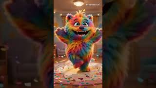 Dancing Monster #cartoon #funny #viral #ytshorts #cartoonfunny #kids #monkey #kidsvideos