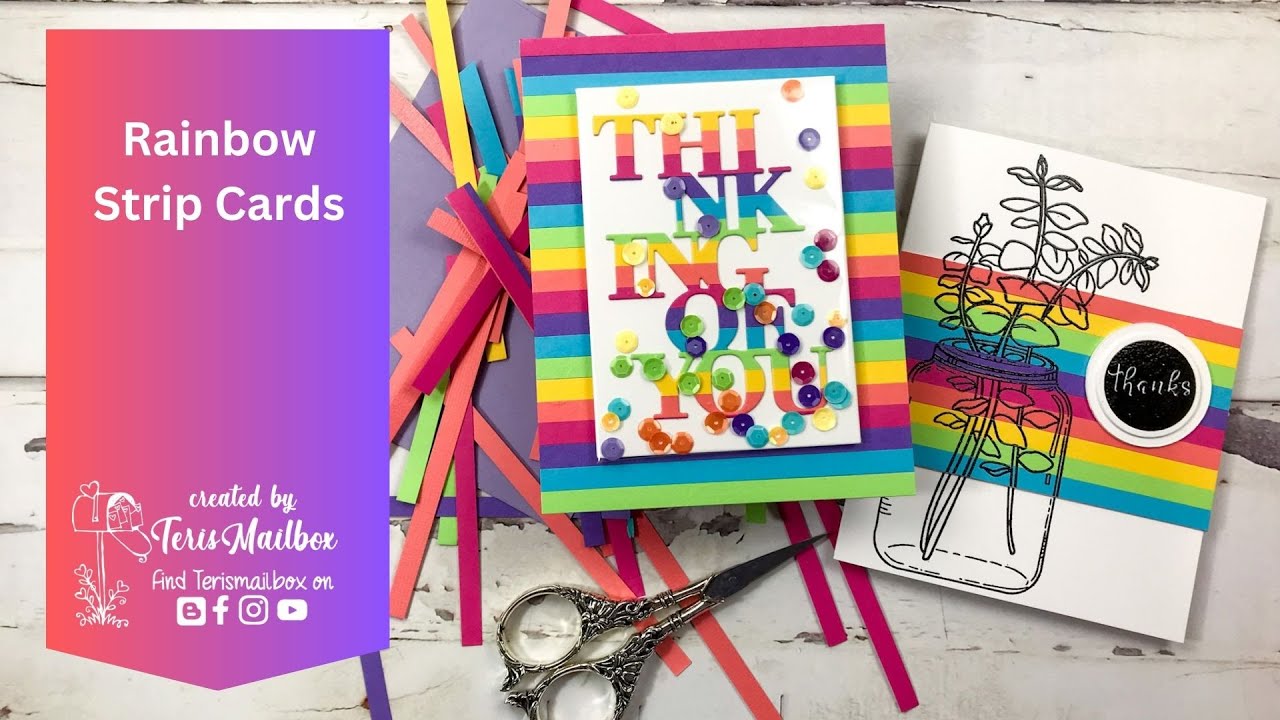 Rainbow Cards! - CutCardStock Blog