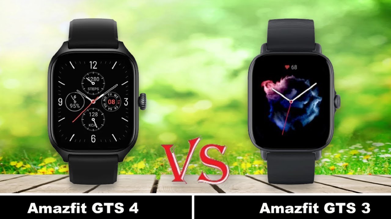 Amazfit GTS 4 vs Amazfit GTS 3 