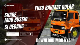 Share mod Truk Fuso Kontainer Si Gedang - Rahmat Dolar - Mod Bussid terbaru 4.0.4