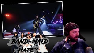 (Reaction) BAND-MAID / HATE? (Official Live Video)