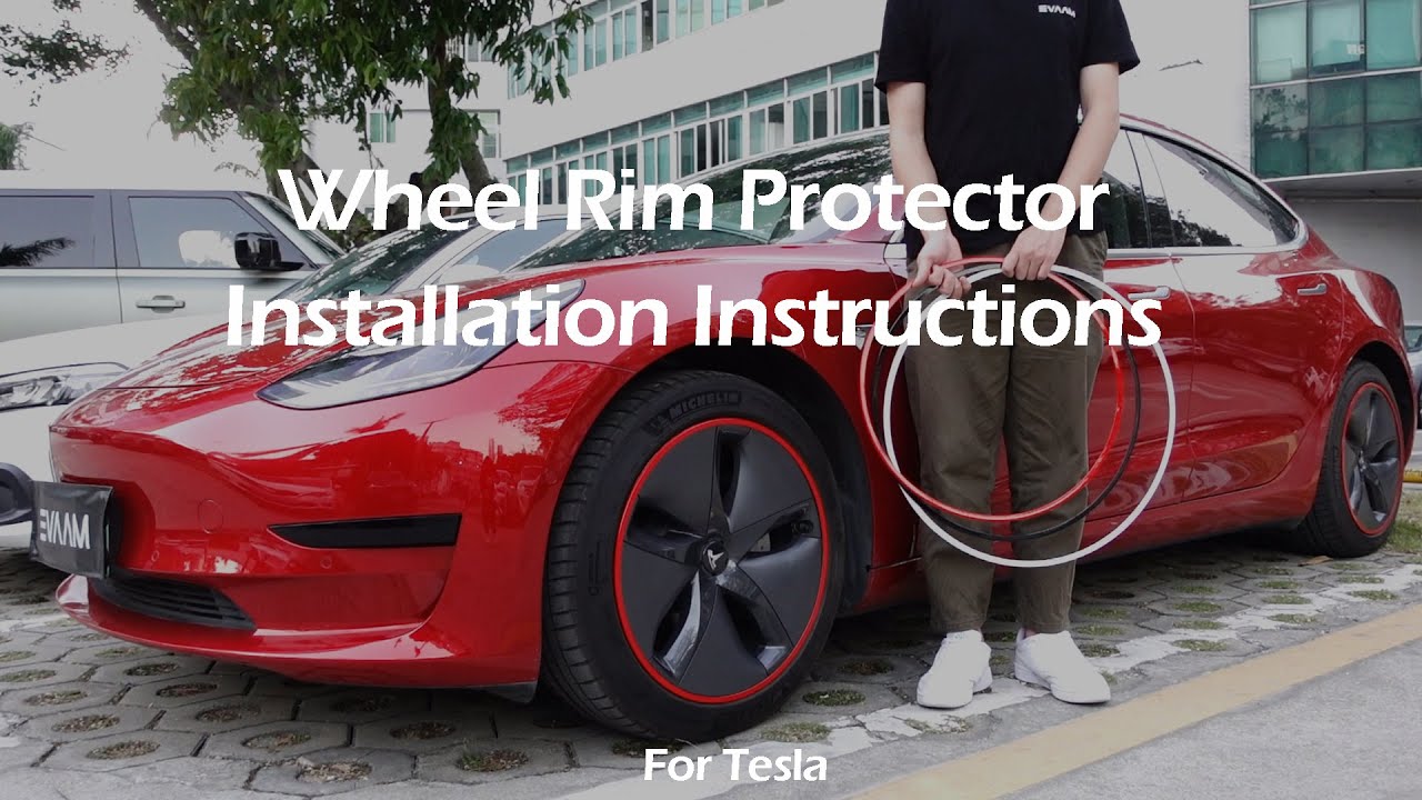 Aluminum Alloy Tesla Wheel Rim Protectors for All Models 3/Y/S/X (4 PCS)  (2012-2023)