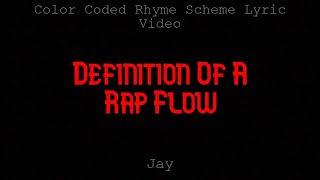 Celebrity Definition Of A Rap Flow - Color Coded Rhyme Scheme Lyric Video Wealth