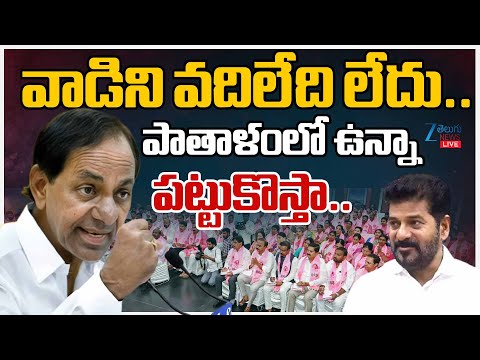 LIVE: KCR Comments On CM Revanth Reddy | వాడిని వదిలేది లేదు.. పాతాళంలో ఉన్నా పట్టుకొస్తా.. | ZEE - ZEE24TELUGUNEWS