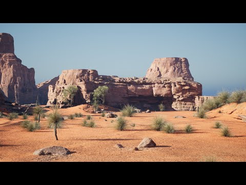 Desert Landscape in Unreal Engine 5