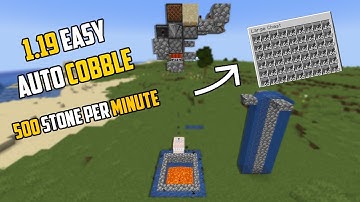 Auto Efficient Cobblestone farm Minecraft 1.21 [1.16+] | 21,000 Per Hour | No Slime | Tutorial