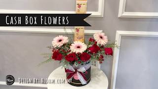 Cash Box Flowers Design || Surprise Gift - Flower Box With Cash (Birthday or Anniversary Gift Idea) screenshot 5