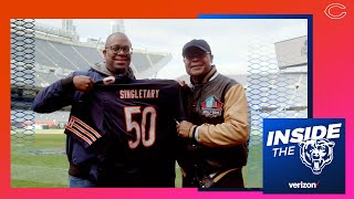 Mike Singletary surprises Bears Superfan with Ford Hall of Fans nomination | Chicago Bears