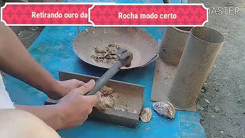Qual tipo de pedra que tem ouro?