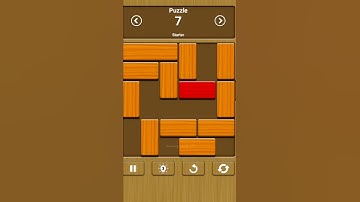unblock me game play/ level 7/Best puzzle game 2022 / #shorts #short #reel #gaming #puzzle /