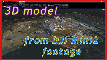 GTI Building 3D model from DJI Mini 2 footage - RealityCapture