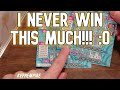 I NEVER WIN THIS MUCH PLAYING THESE LOTTERY SCRATCHERS!!! - INSTANT PRIZE Crossword $20 Scratchers