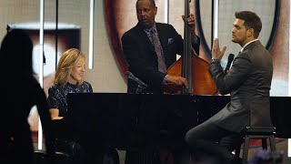 Diana Krall and Michael Bublé perform \