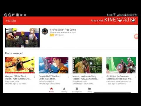 How to create youtube channel| using samsung tablet. - YouTube
