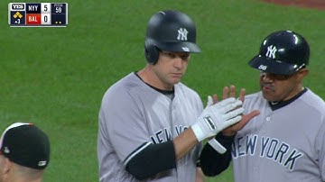 NYY@BAL: Headley pulls RBI single through the infield