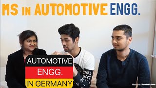 MASTER'S IN AUTOMOTIVE SOFTWARE ENGINEERING FROM GERMANY (TU CHEMNITZ)