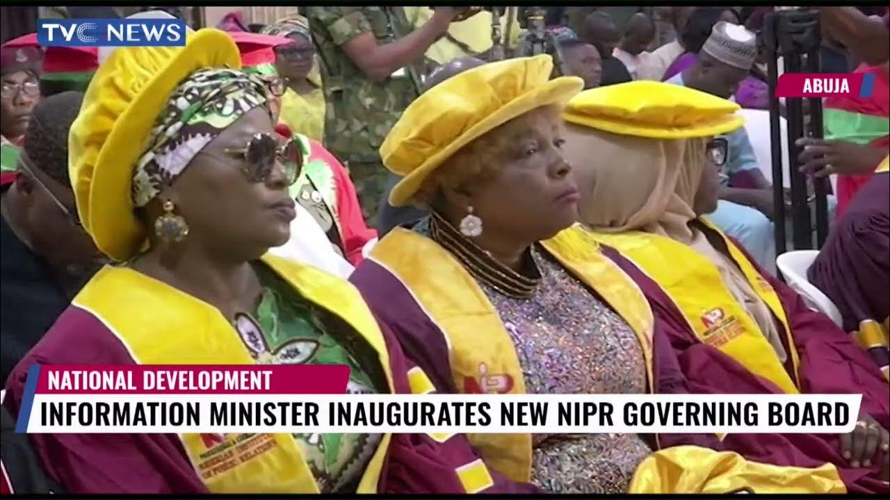 Information Minister Inaugurates New NIPR Governing Board