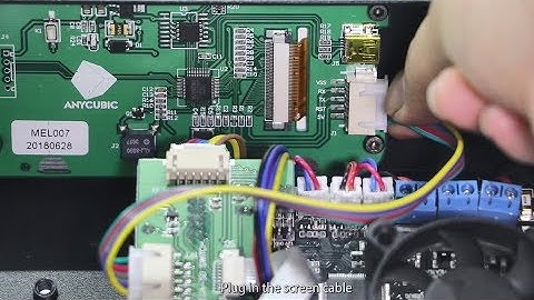 ANYCUBIC I3 Mega: How to replace the Display (03 version)