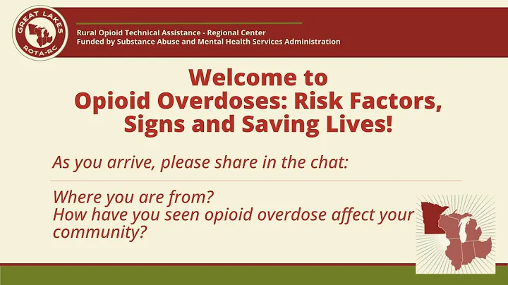 Great Lakes ROTA-RC presents: Opioid Overdoses: Risk Factors, Signs and Saving Lives!