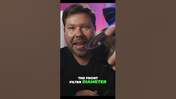 Camera Lens Dilemma: Step-Up Rings & Front Filter Size! #filmmaking #shorts