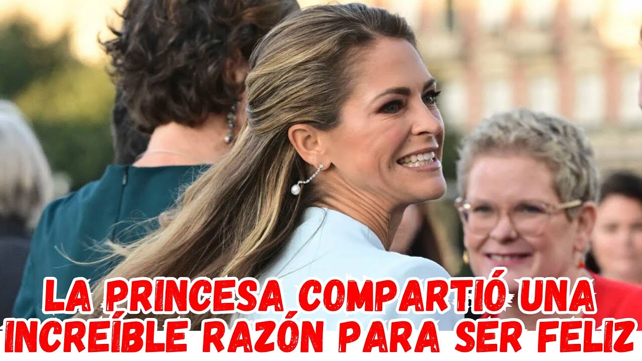 La gran felicidad de la princesa Madeleine Por fin puedo decir: "Soy