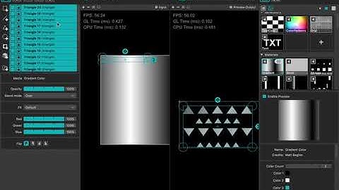 Chase Effect on triangles with MadMapper 3