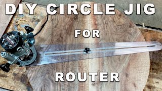 DIY CIRCLE JIG FOR ROUTER